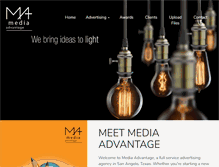 Tablet Screenshot of mediaadvantage.net